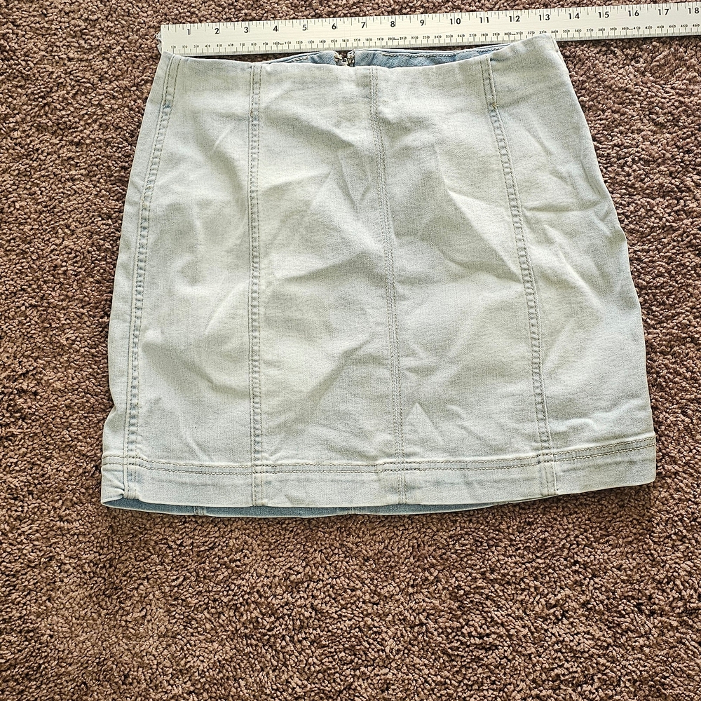 Wild Fable Light Blue Mini Skirt
